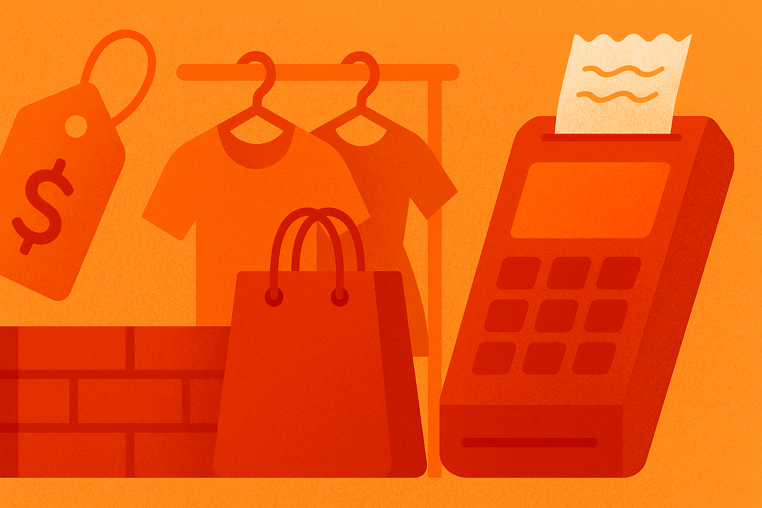 Orange Visual of Retail