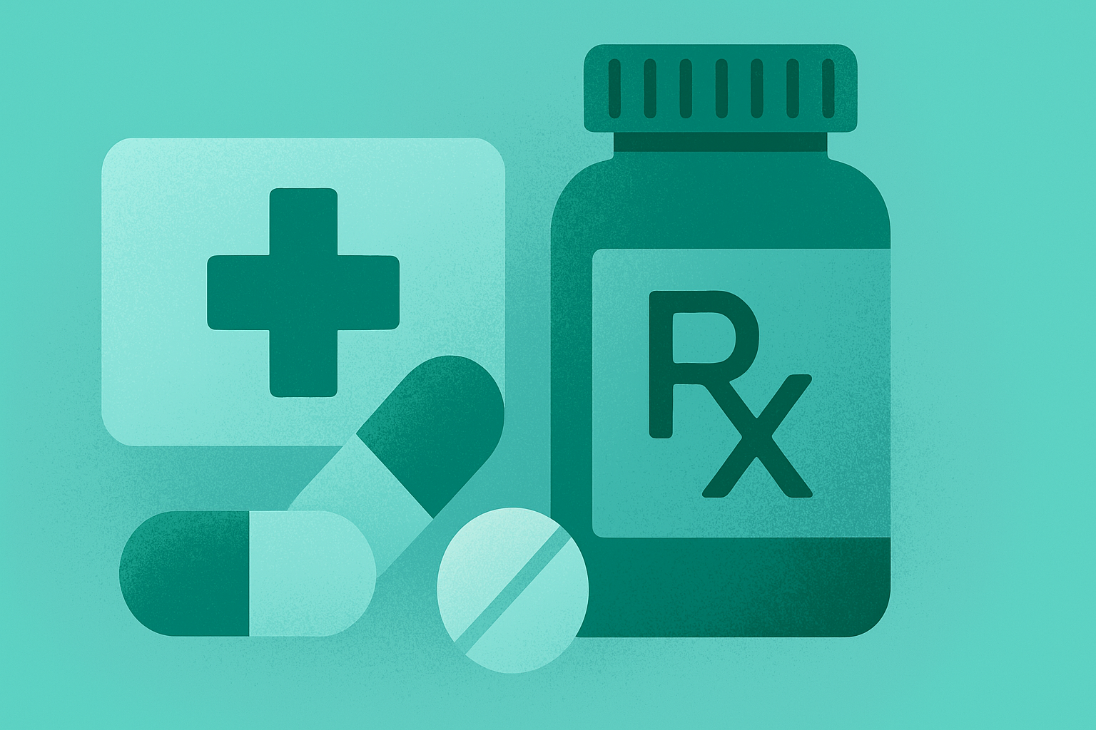 Teal Visual of Pharmacies