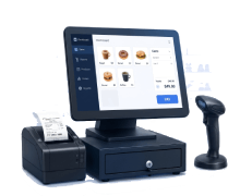 Pos machine a receipt printer