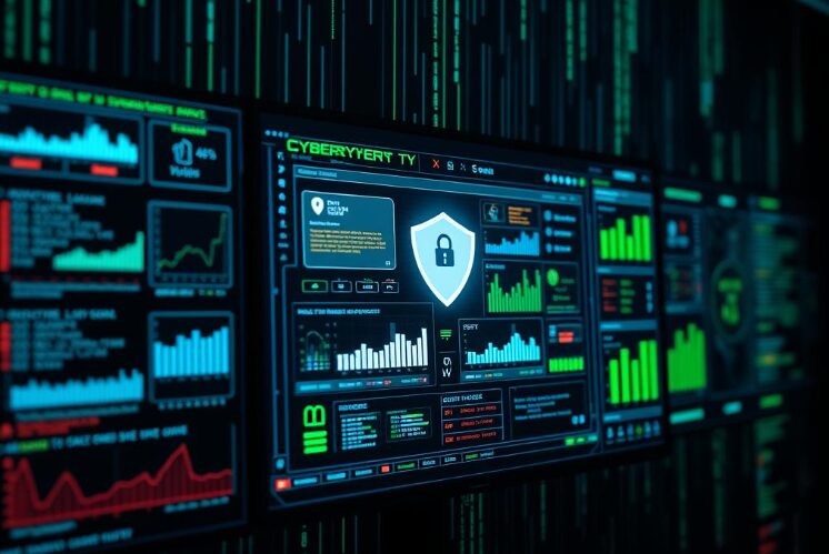 cybersecurity dashboard screen