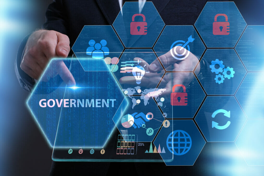 Digital Government and security icons